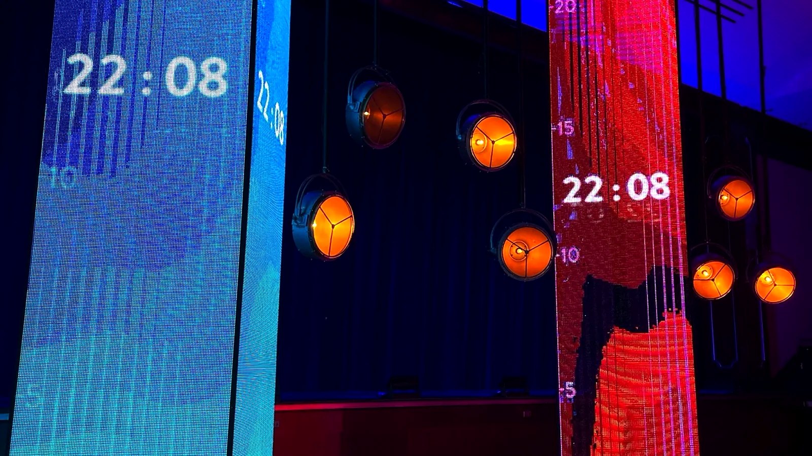LED video en geïntegreerd lichtdesign tijdens een event